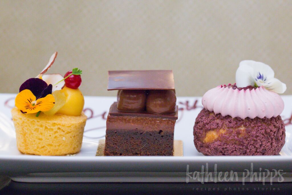 Desserts at the Balmoral Hotel, Edinburgh