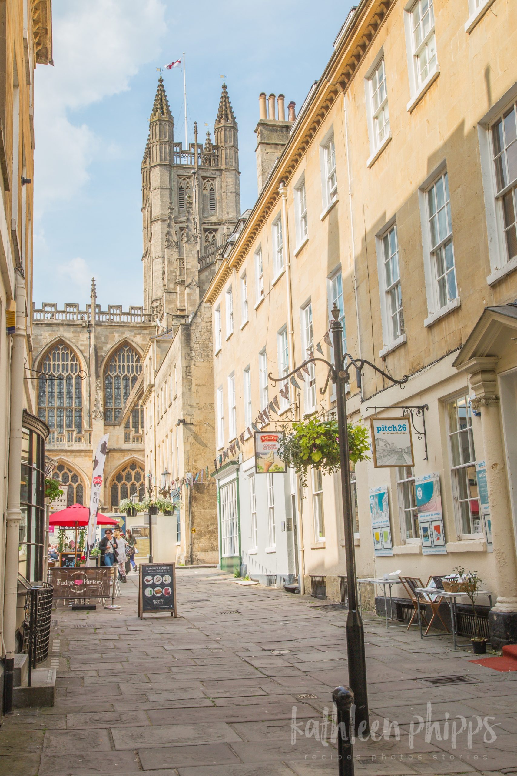 Cobblestoned Street in Bath