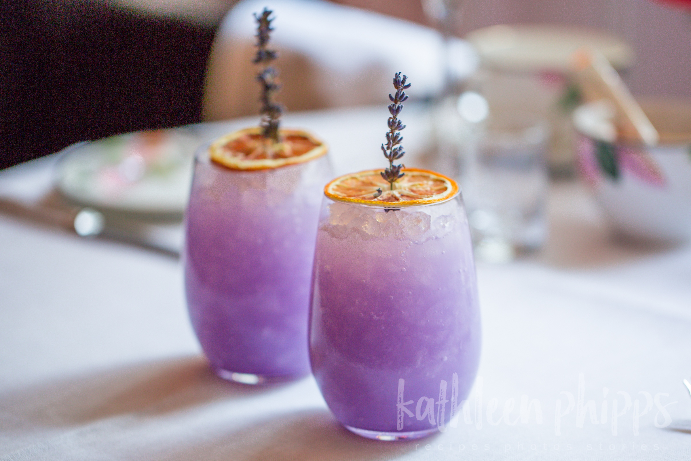 “Lavender Me” mocktails