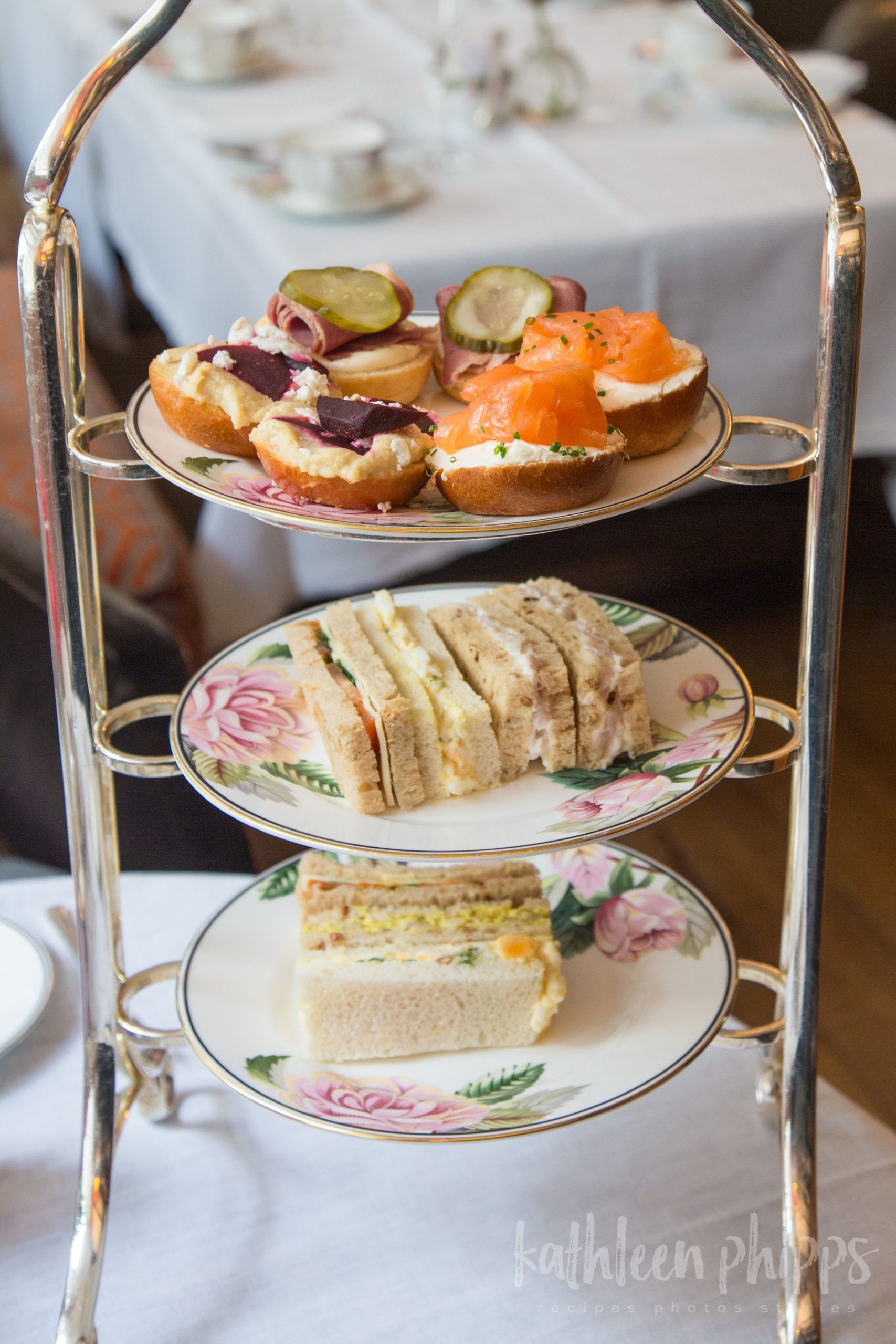 Tea sandwiches at Brown’s Hotel