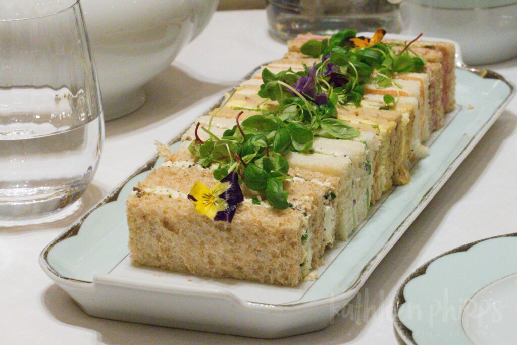Tea sandwiches at the Dorchester, London